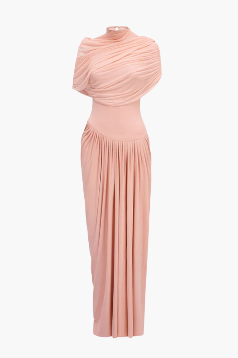Duttini | Draped One-Shoulder Evening Gown