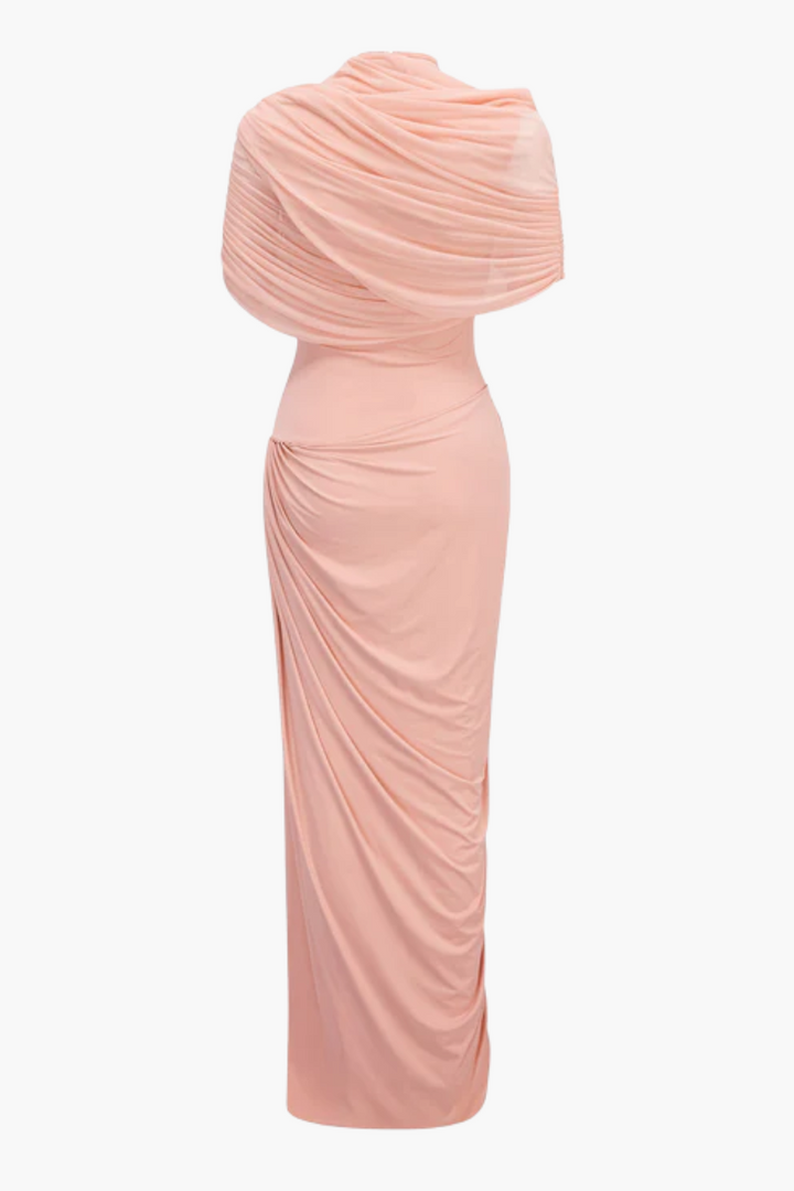 Duttini | Draped One-Shoulder Evening Gown
