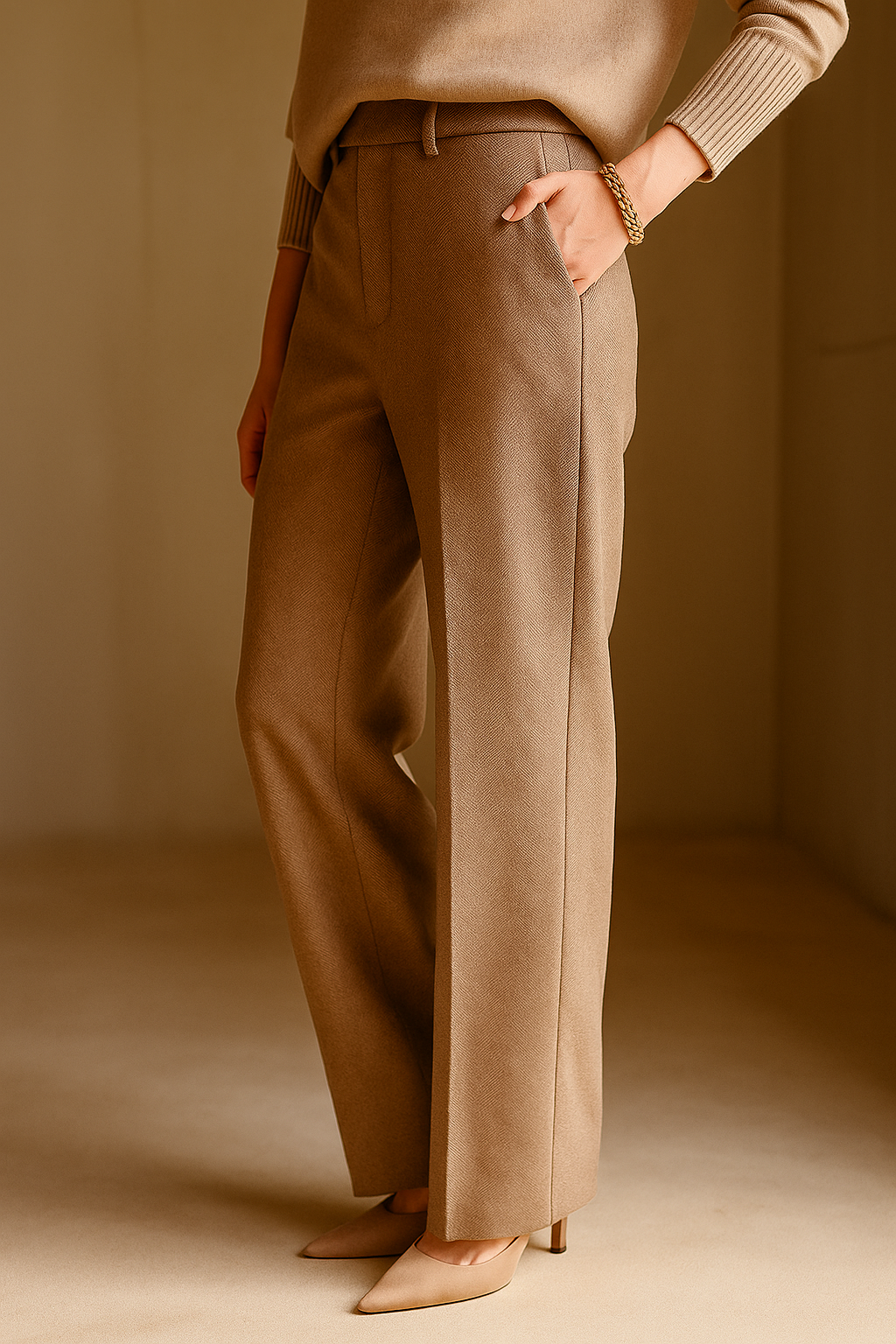 Duttini | Classic Wool Trousers for Women