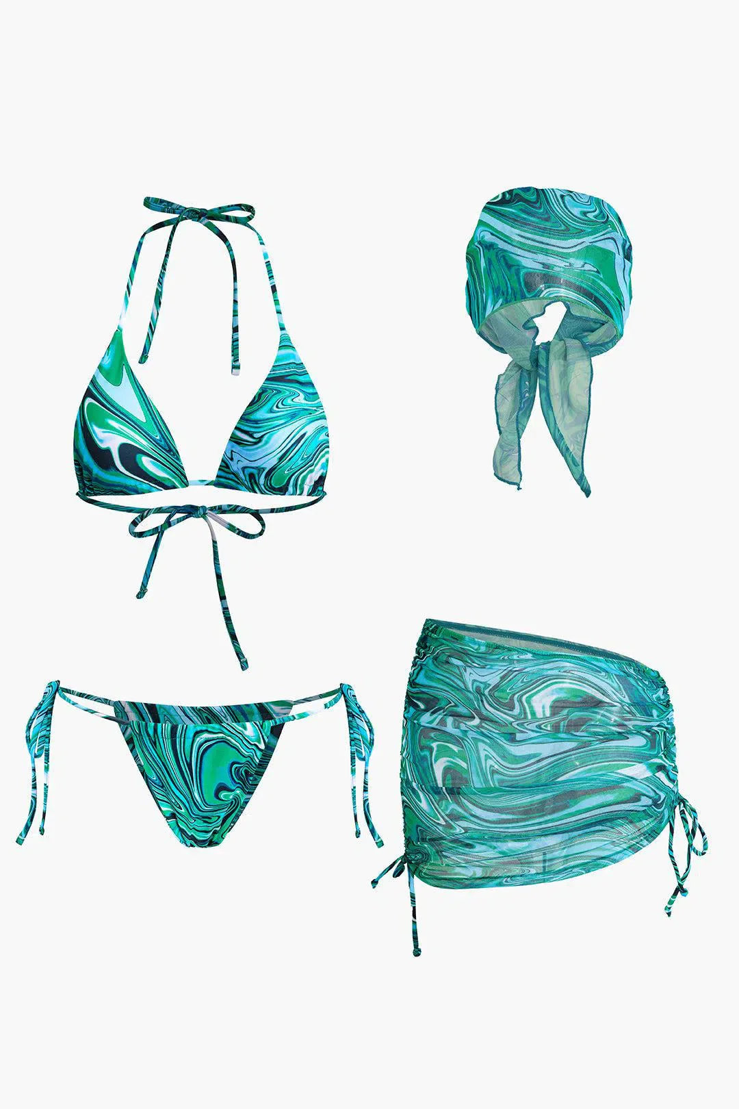 Duttini | Four-piece bikini set