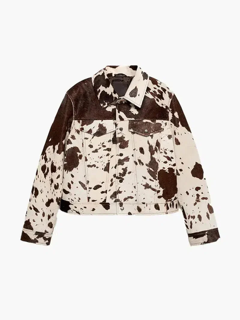 Duttini | Cow Print Jacket