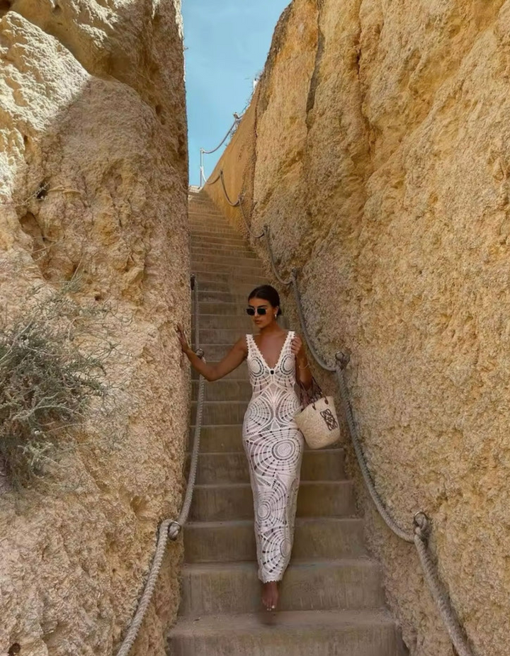 Duttini | Crochet Maxi Beach Dress