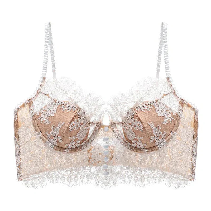 Duttini | Eyelash Lace Corset Top