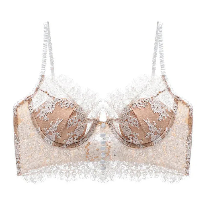 Duttini | Eyelash Lace Corset Top