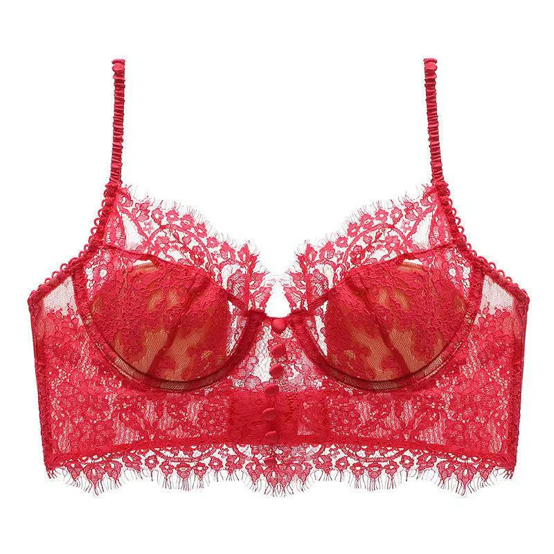 Duttini | Eyelash Lace Corset Top