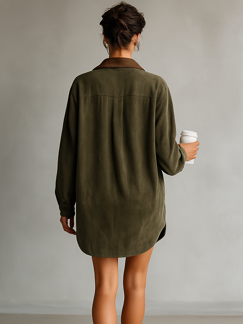 Duttini | Suede Dress