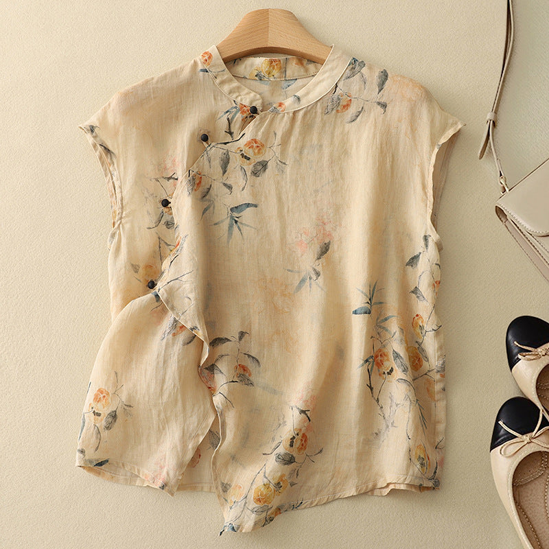 Duttini | Vintage Sleeveless Top with a Flattering Silhouette