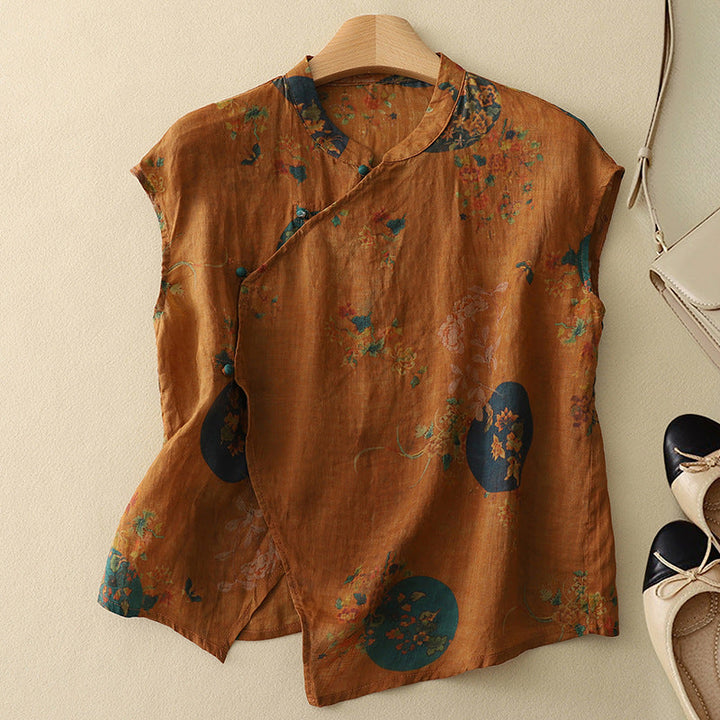Duttini | Vintage Sleeveless Top with a Flattering Silhouette
