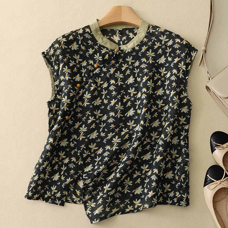 Duttini | Vintage Sleeveless Top with a Flattering Silhouette