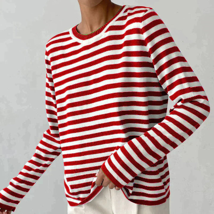 Duttini | Elegant Striped Summer T-Shirt Made to Turn Heads