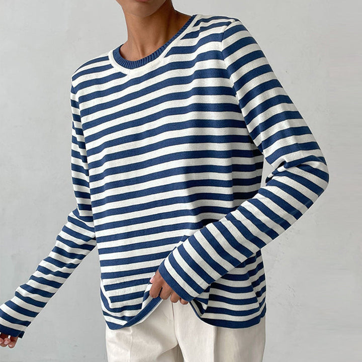 Duttini | Elegant Striped Summer T-Shirt Made to Turn Heads