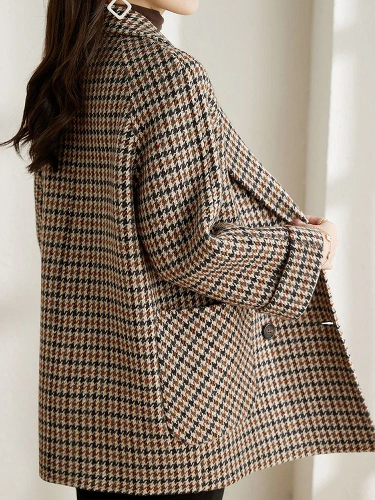 Duttini | Women's Check Blazer Jacket
