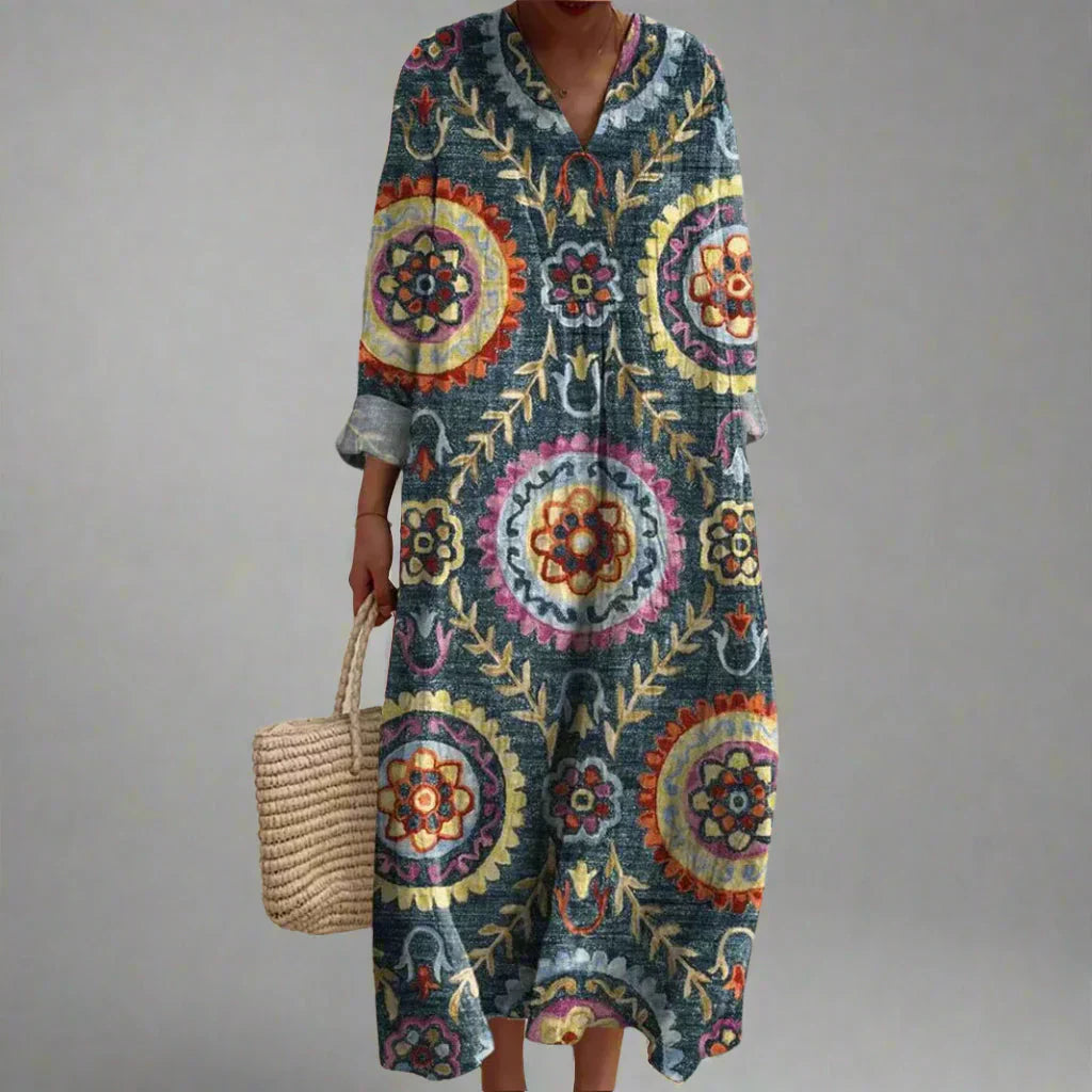 Duttini | Geometric Midi Dress