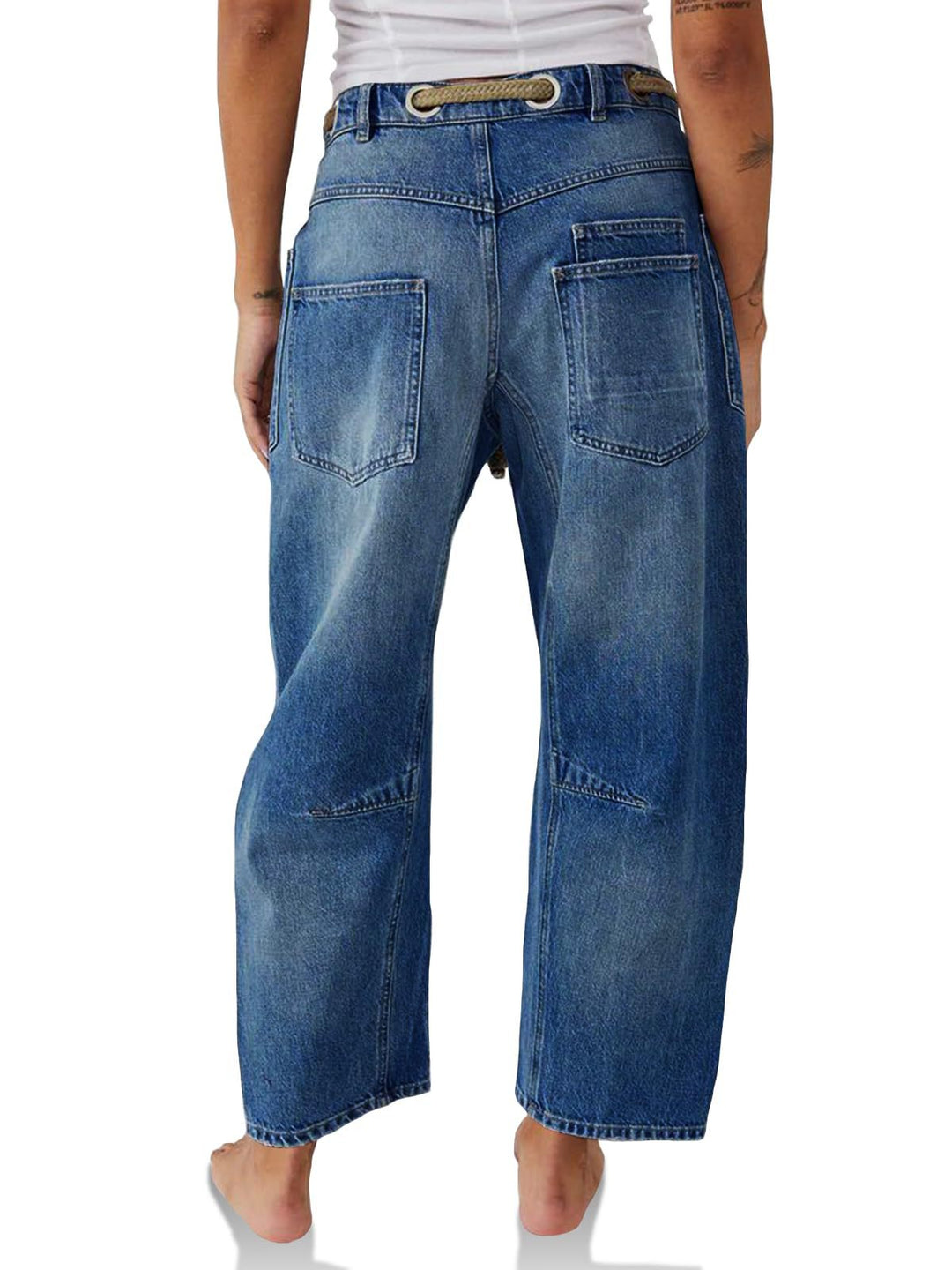 Duttini | Artisan Pants for Women in Natural Fabric, Relaxed Fit, Beige