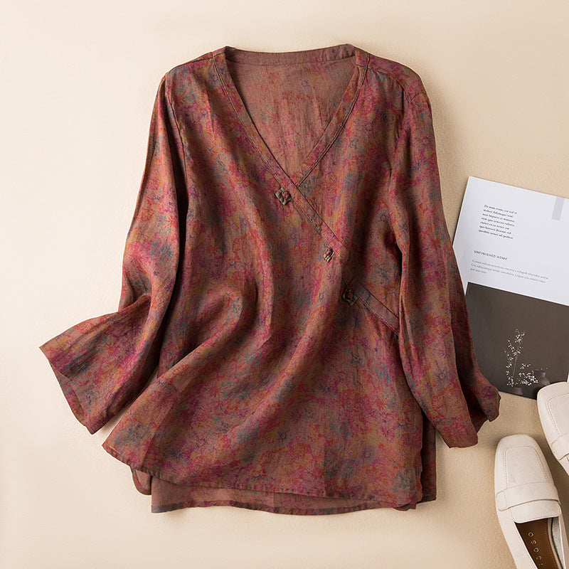 Duttini | Sophisticated Button Front Relaxed Shirt Made to Turn Heads