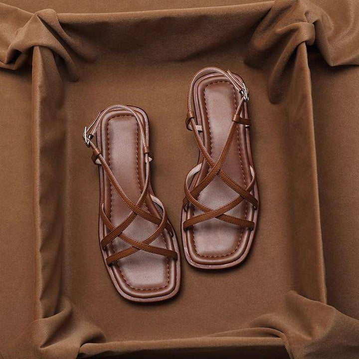 Duttini | Italian Leather Strap Sandals