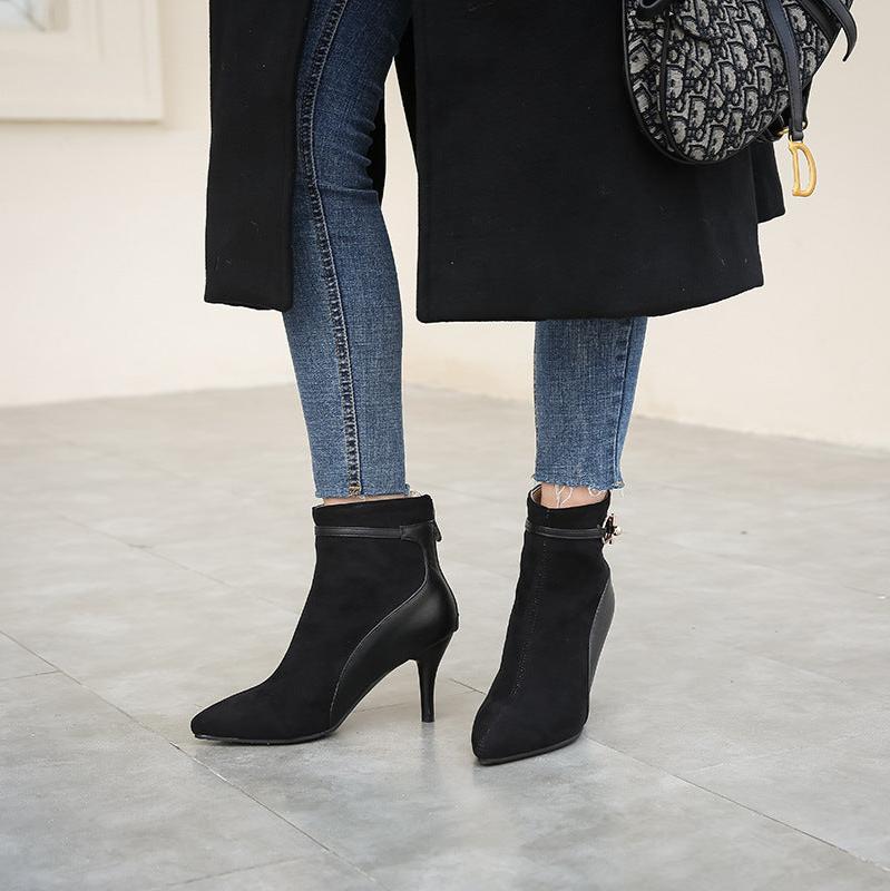 Duttini | Suede Pointy Toe Heels