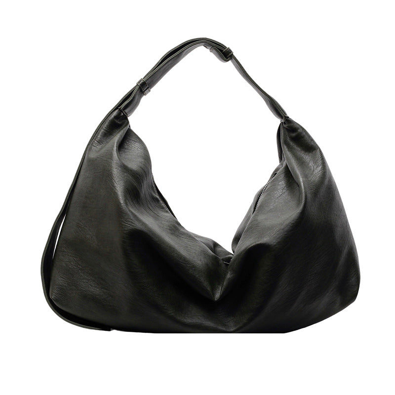 Duttini | Vegan Leather Shoulder Bag - Slouchy Tote