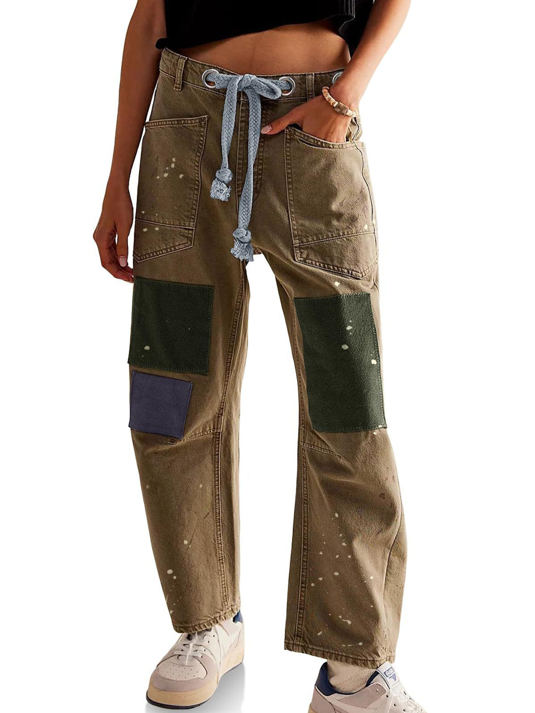 Duttini | Artisan Pants for Women in Natural Fabric, Relaxed Fit, Beige