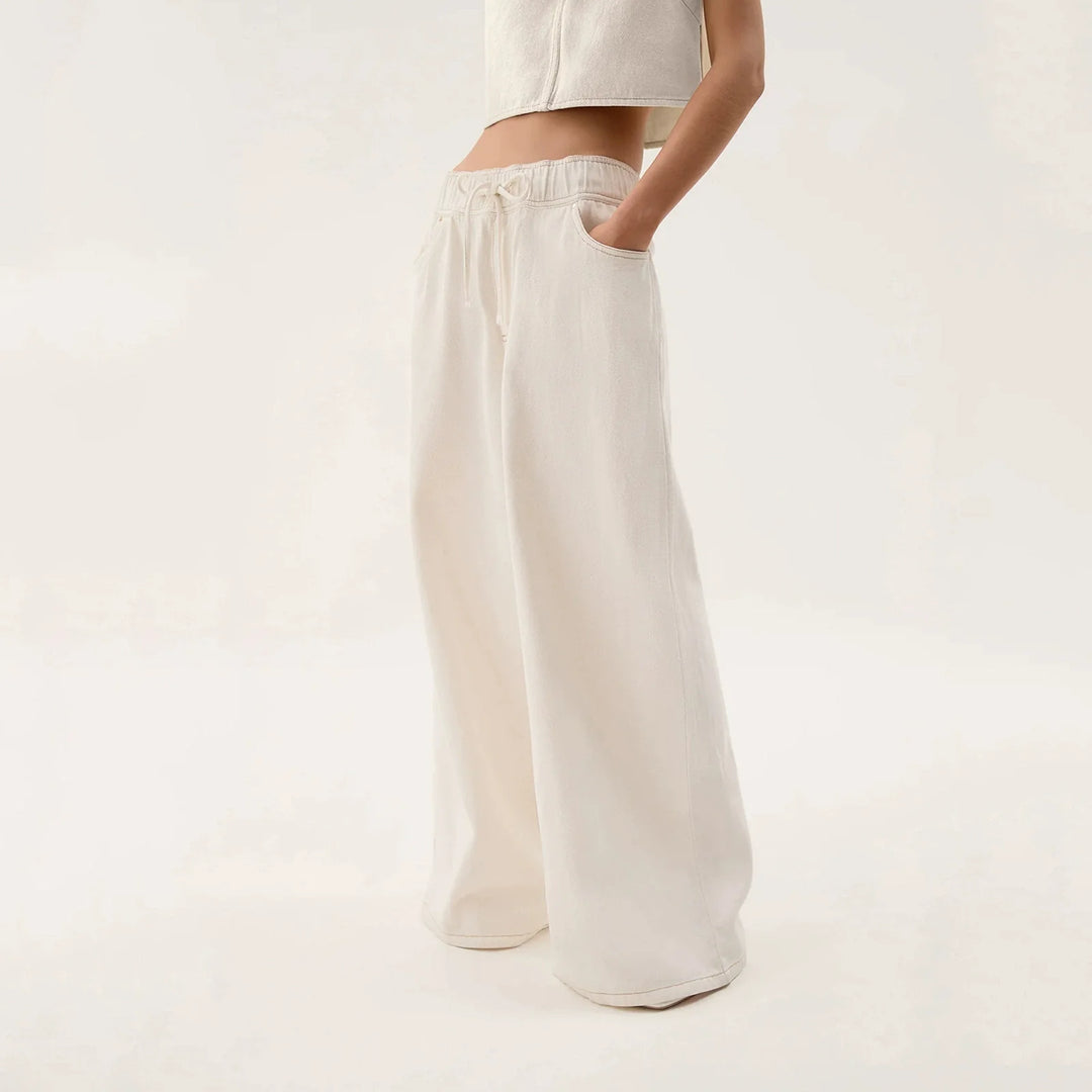Duttini | Wide-Leg Jean for Women in Denim Blue