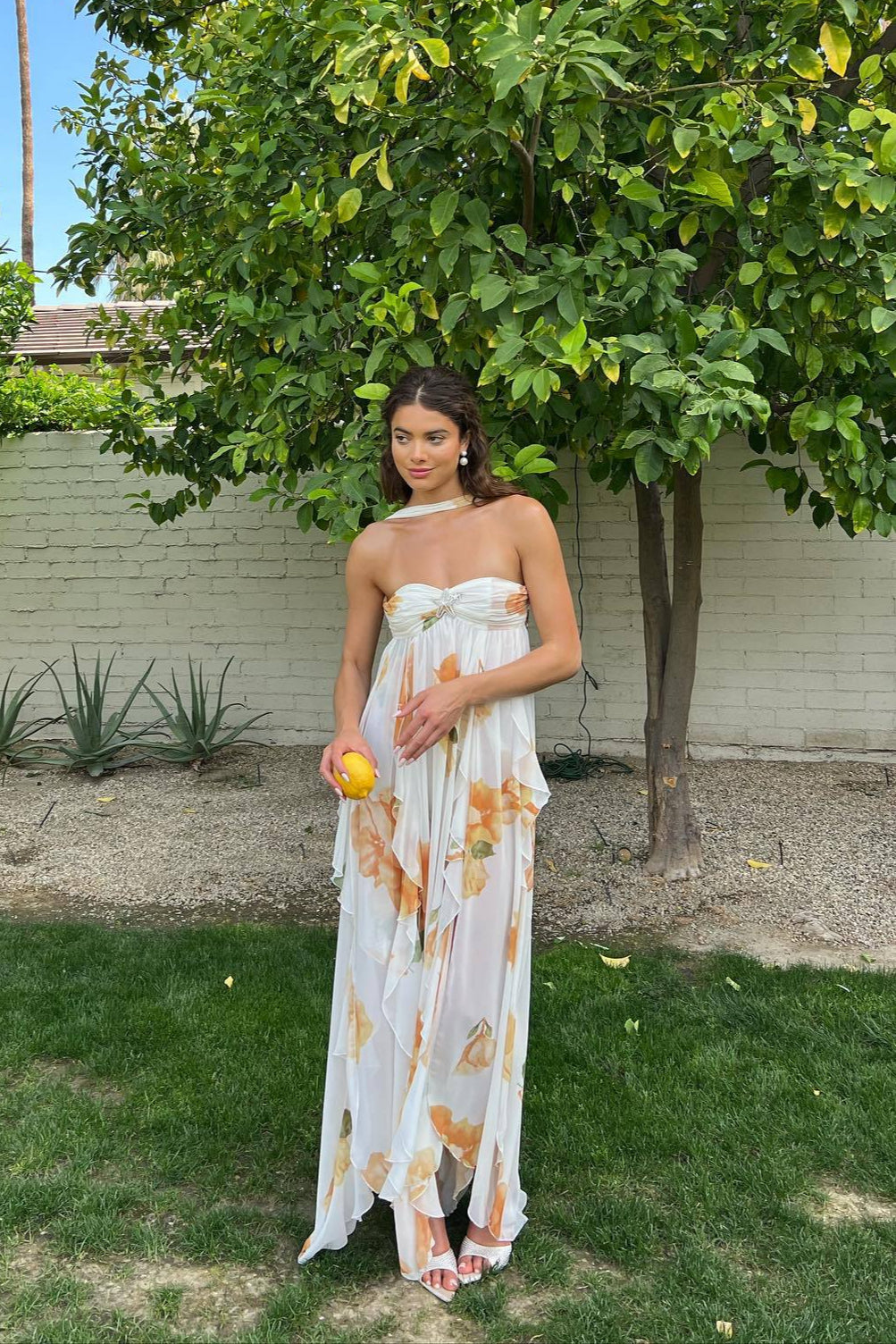 Duttini | Elegant Halter Maxi Dress Made to Turn Heads