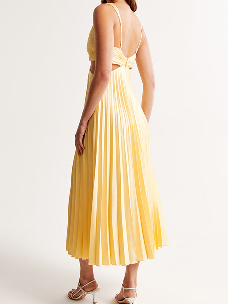 Duttini | Feminine Wedding Guest V-Neck Maxi Dress Evening