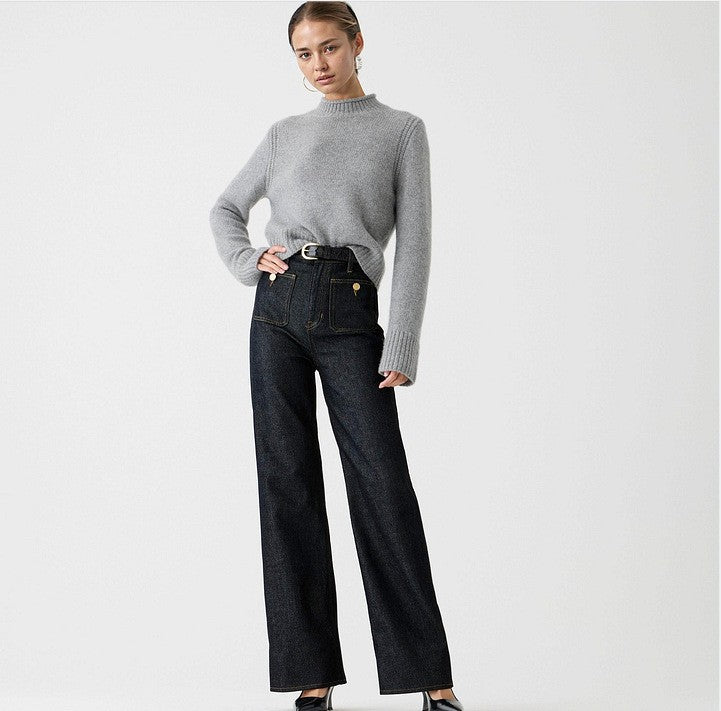 Duttini | Classic Wide-Leg Jean for Women in Denim