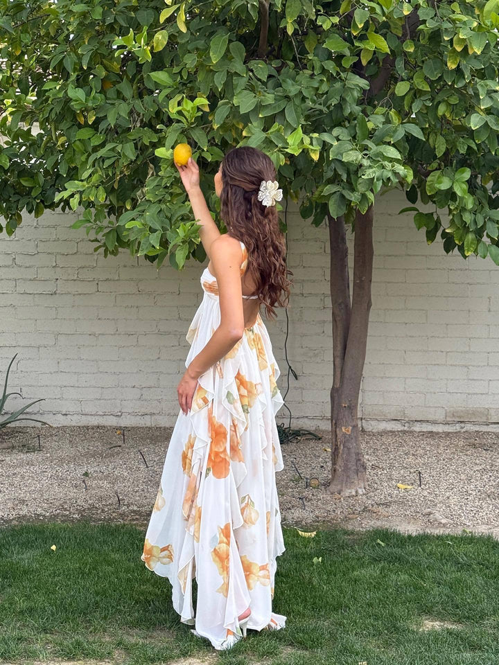 Duttini | Elegant Halter Maxi Dress Made to Turn Heads