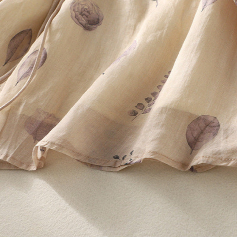 Duttini | Luxe Floral Relaxed Blouse with a Flattering Silhouette