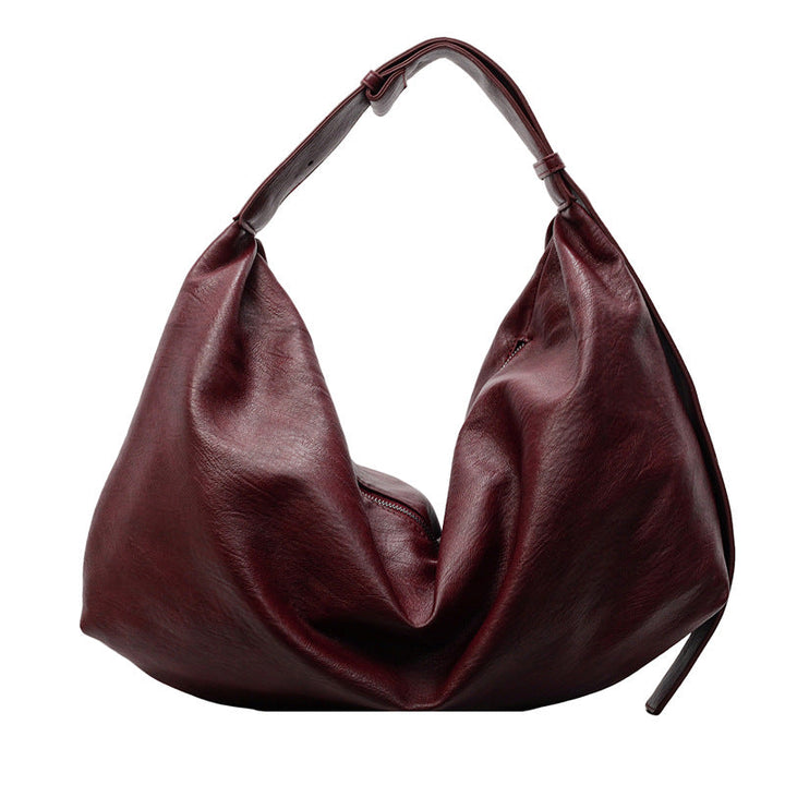 Duttini | Vegan Leather Shoulder Bag - Slouchy Tote