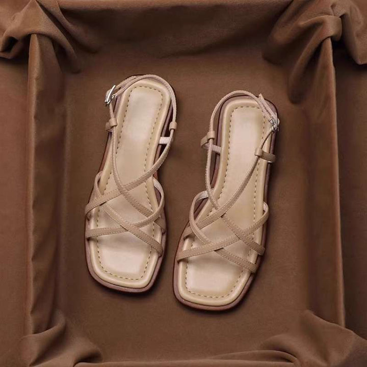 Duttini | Italian Leather Strap Sandals