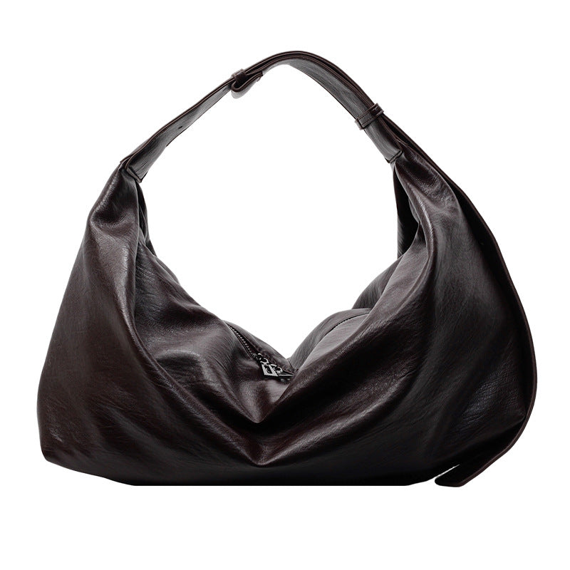 Duttini | Vegan Leather Shoulder Bag - Slouchy Tote