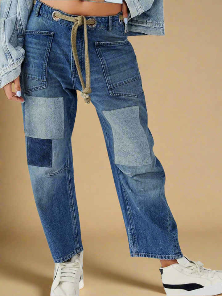 Duttini | Artisan Pants for Women in Natural Fabric, Relaxed Fit, Beige