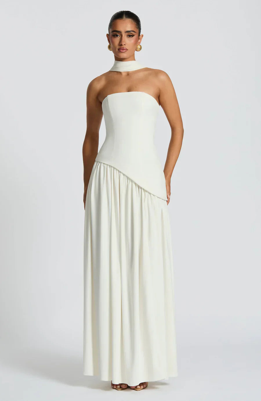 Duttini | Sculpted Slit Silhouette Evening Gown