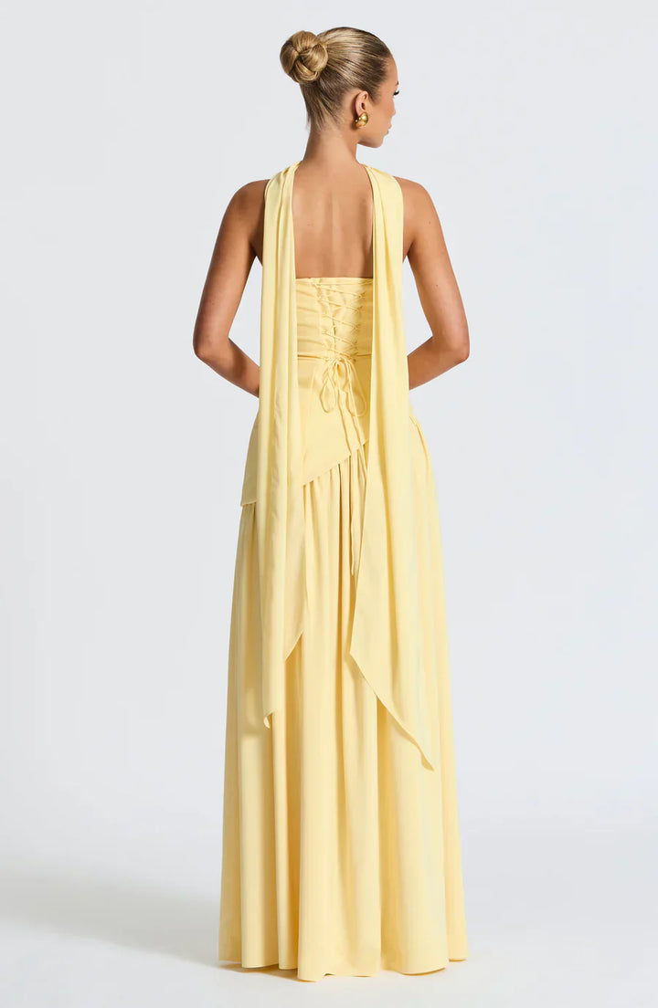 Duttini | Sculpted Slit Silhouette Evening Gown
