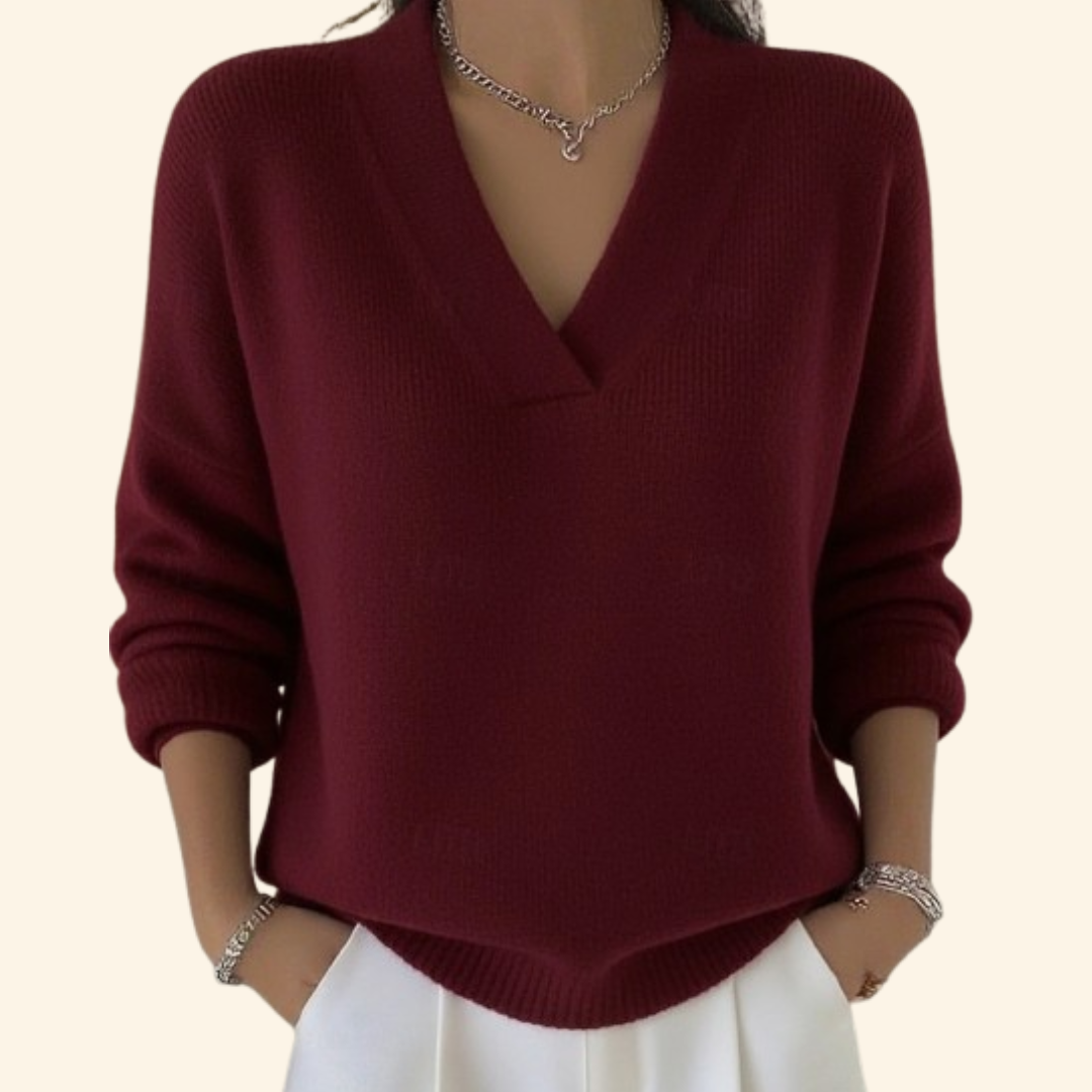 Duttini | Soft Blouse V-Neck in a Flattering Cut