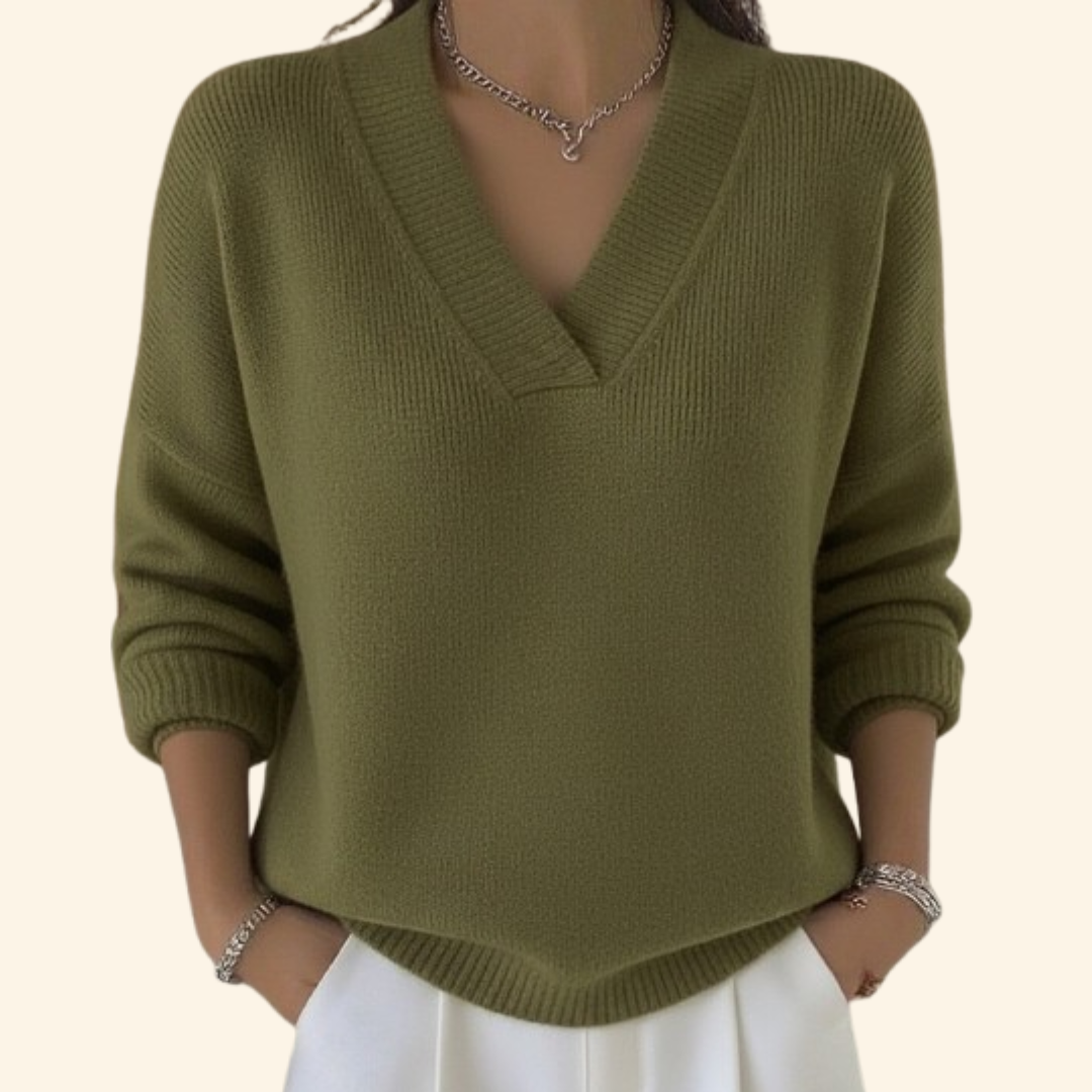 Duttini | Soft Blouse V-Neck in a Flattering Cut