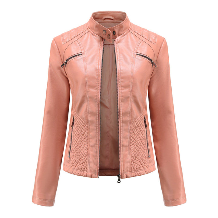 Duttini | Women’s Classic Zip-up Biker Jacket