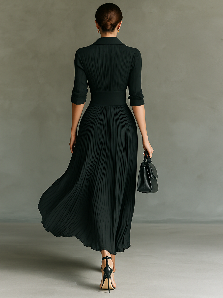 Duttini | Pleated Dress