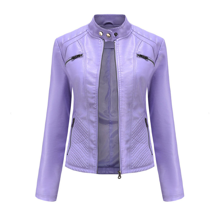 Duttini | Women’s Classic Zip-up Biker Jacket
