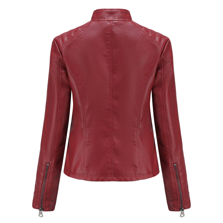 Duttini | Women’s Classic Zip-up Biker Jacket