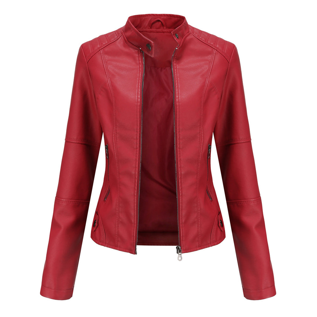 Duttini | Women's Slim-fit Biker Jacket