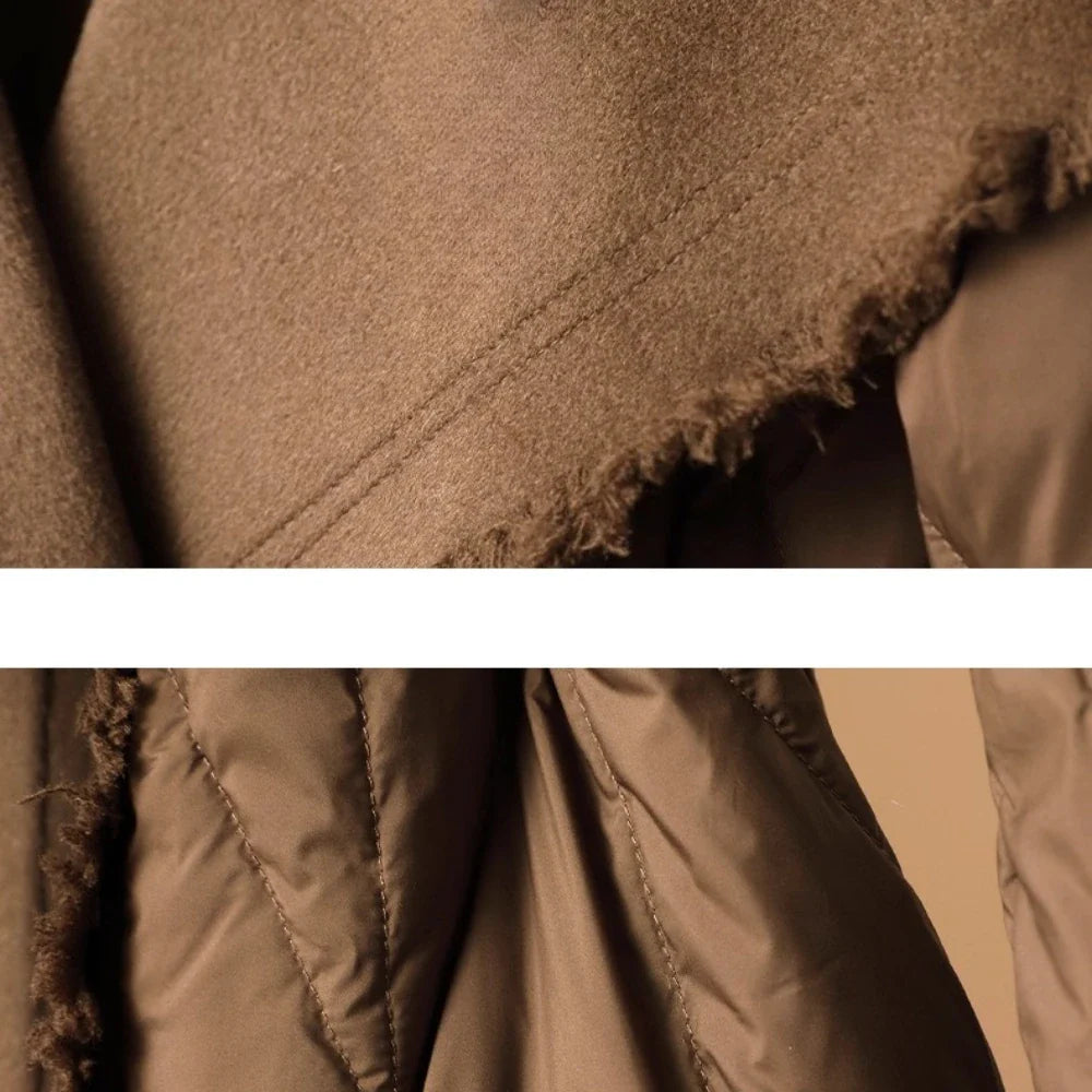Duttini | Wool-Trim Down Coat