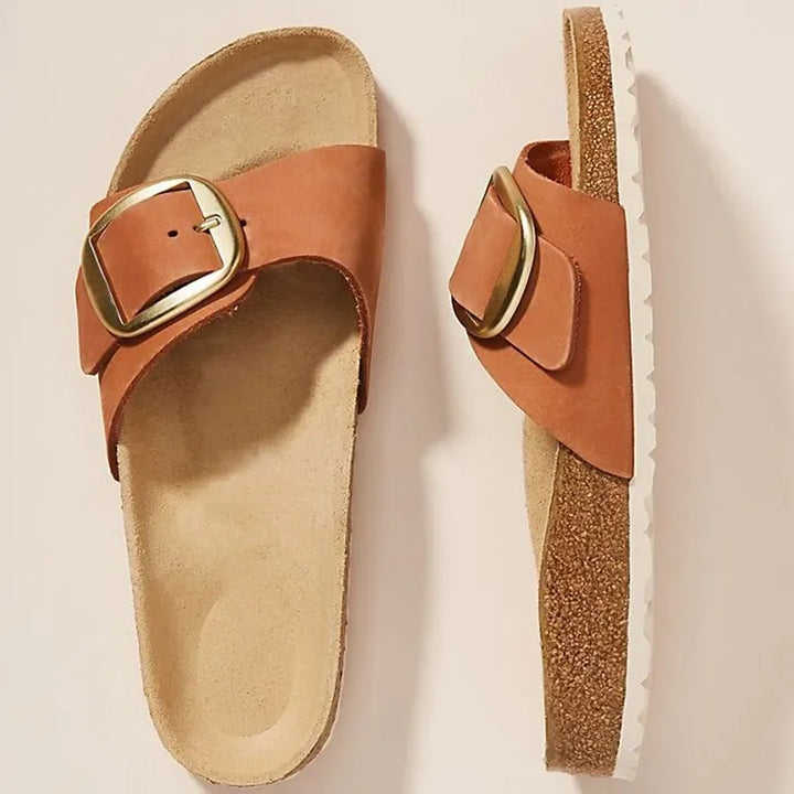 Duttini | Buckle Cork Slides