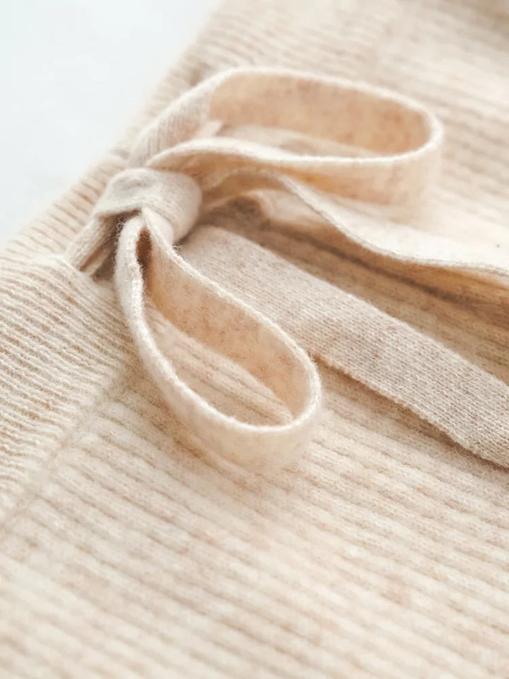 Duttini | Wool Knitted Wide Leg Pants