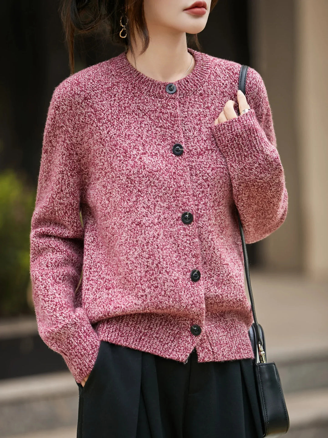 Duttini | Chunky-Knit Alpaca-Blend Cardigan