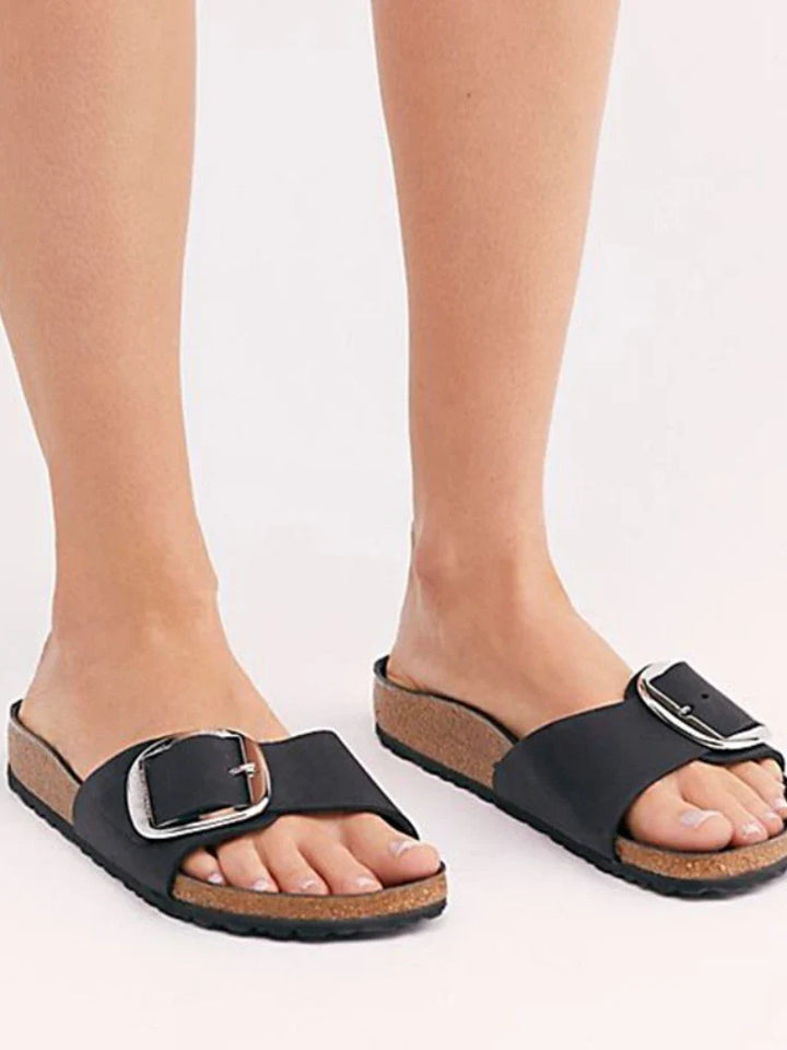 Duttini | Buckle Cork Slides