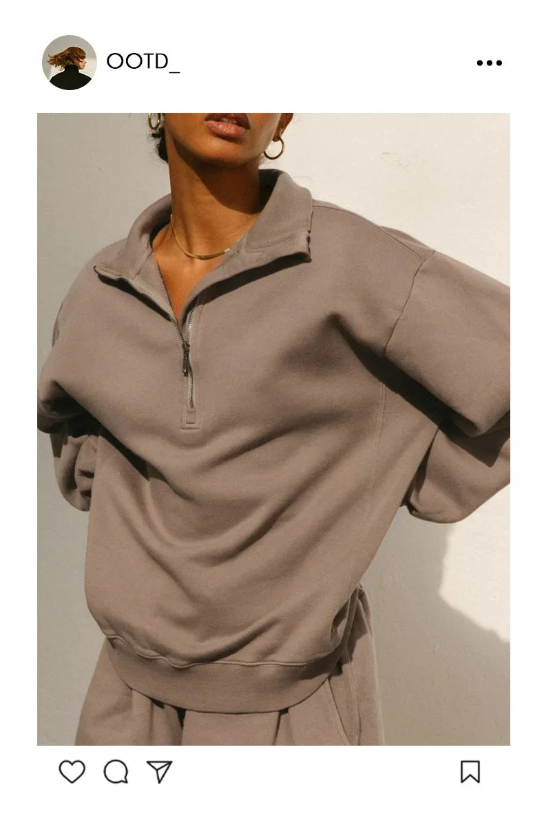 Duttini | Half-Zip Sweatshirt