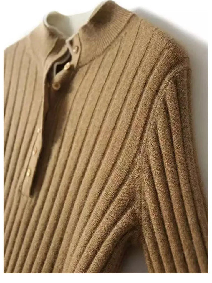 Duttini | Ribbed Wool Polo