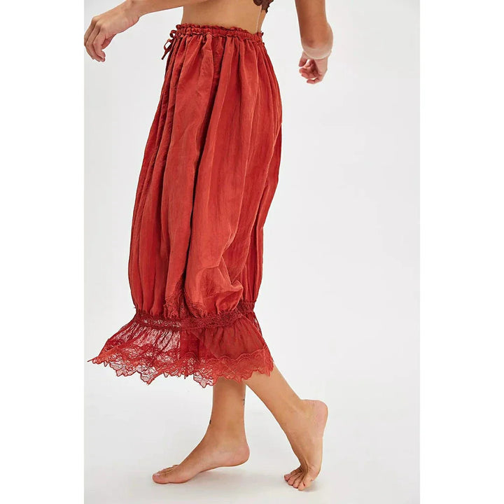 Duttini | Lace Lantern Pants
